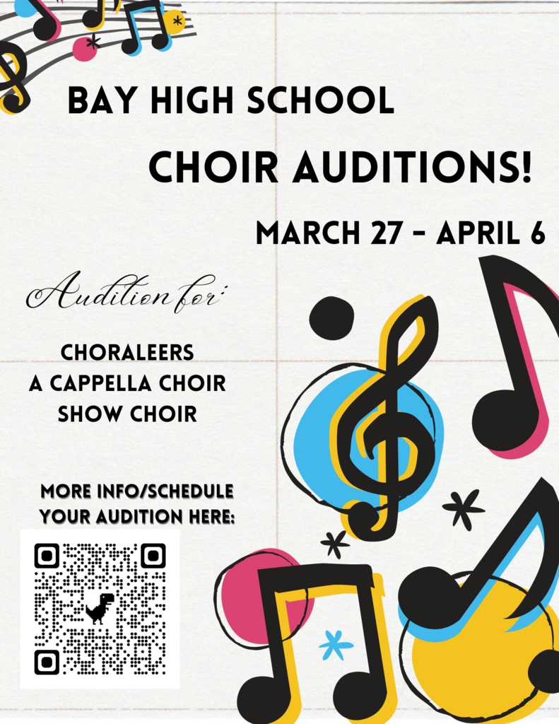 BHS Choir Auditions Flyer