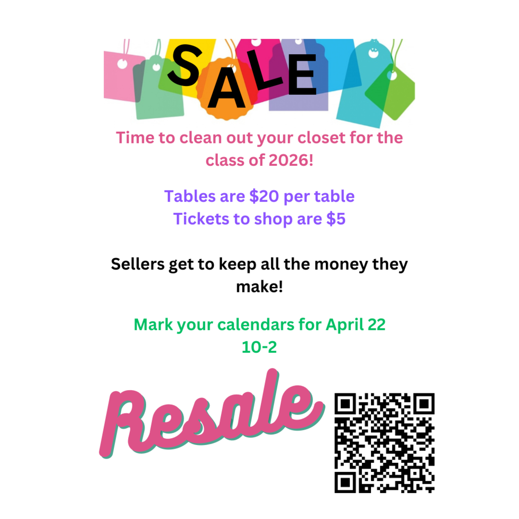 Class of 2026 Resale Event Flyer