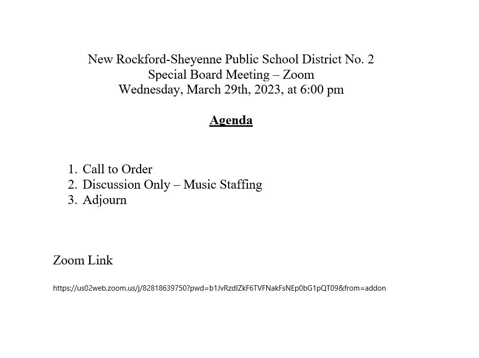 school board agenda