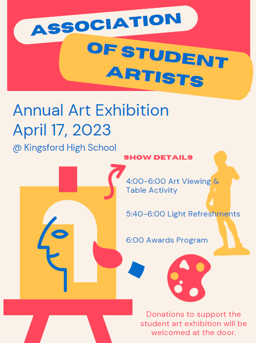 Annual Art Exhibition April 17th, 2023