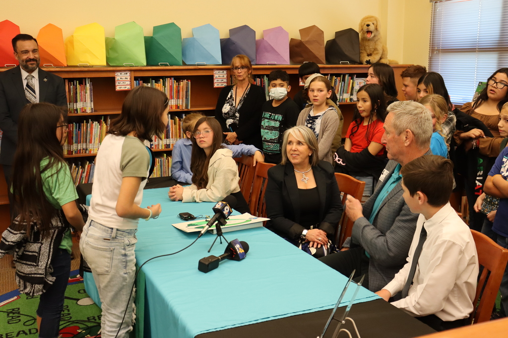 Today, New Mexico Governor Michelle Lujan Grisham joined students at Monte Vista Elementary to celebrate history in the making with the signing of Senate Bill 188. Earlier this year, students from Monte Vista worked with New Mexico state senator Bill Soules who helped sponsor SB 188, after he was inspired by a presentation led by a group of 5th graders from the school who wanted to formally adopt the smell of roasting green chile in the fall as New Mexico's official aroma. On Tuesday, March 28, 2023, Governor Lujan Grisham signed SB 188 into law by making New Mexico the first state in the Union to have an official aroma. Effective June 16, New Mexico has an official state aroma.