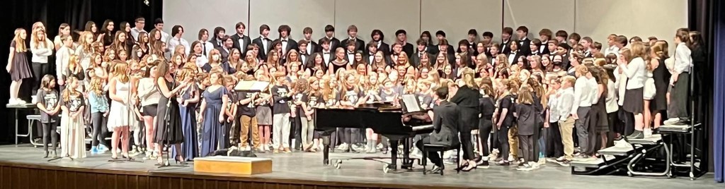 Choral Concert Photo from March 2023