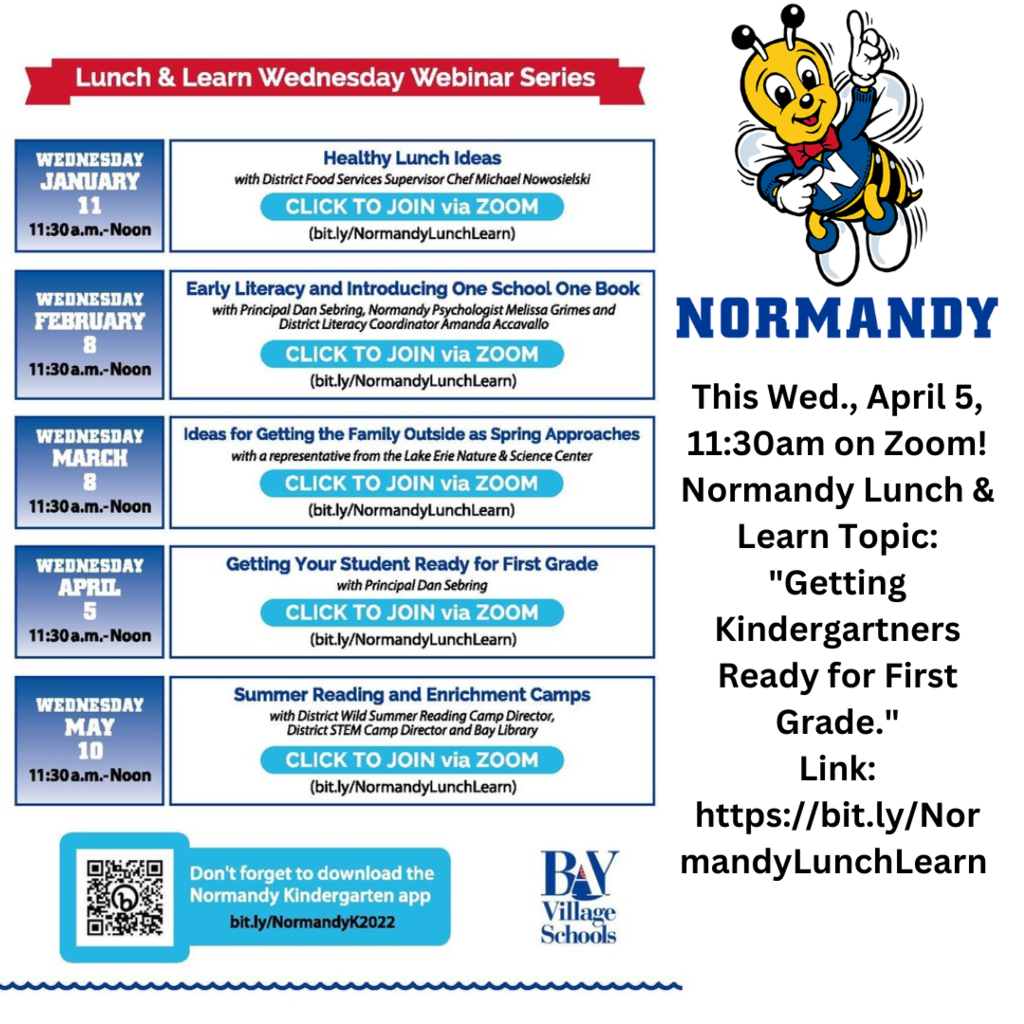 Normandy April 15th Lunch & Learn