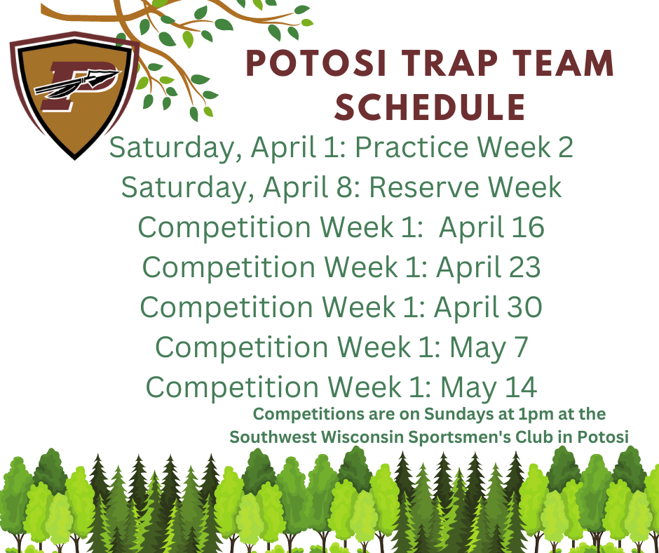 Trap Team Schedule