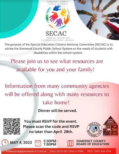 SECAC meeting flyer