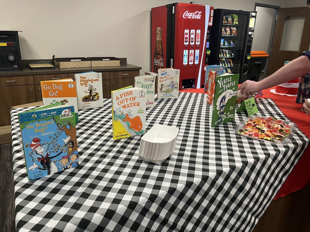 Dr. Seuss candy bar for Legacy staff from sophomore student council