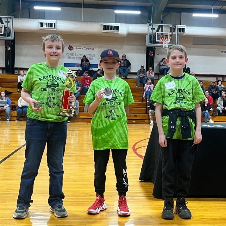 Nolen Gieschen placed third in the math competition for fourth grade 