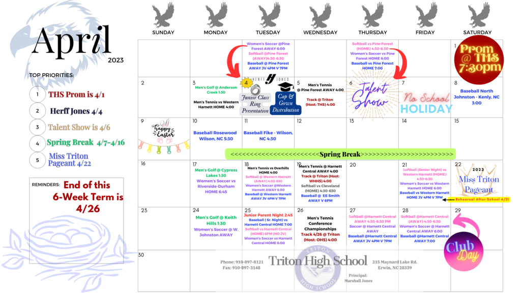April 2023 THS Events