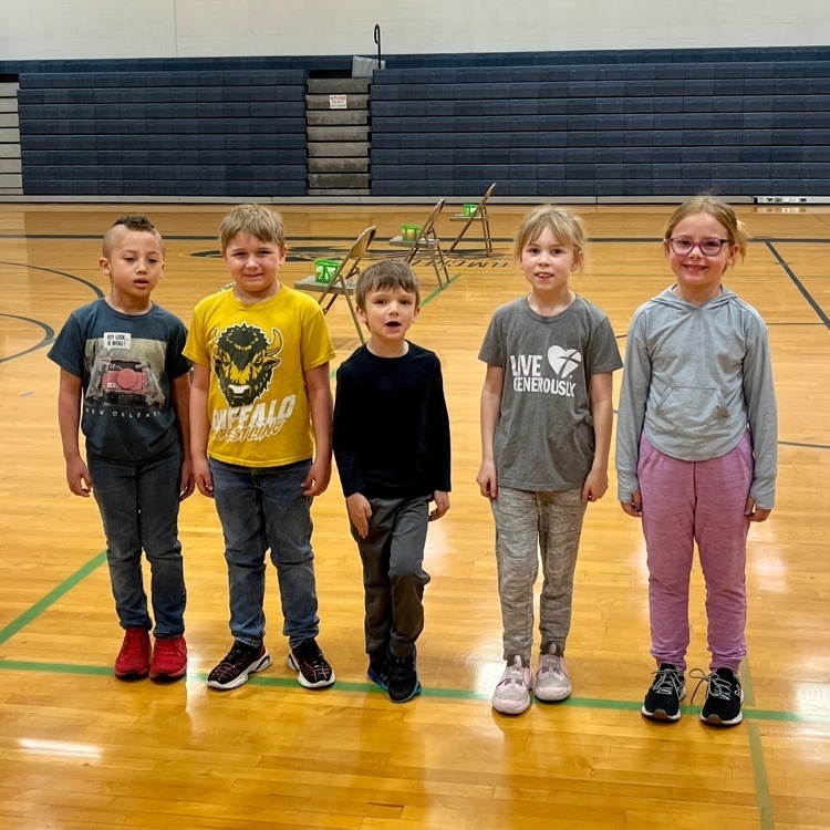 PBIS winners for the month of March!