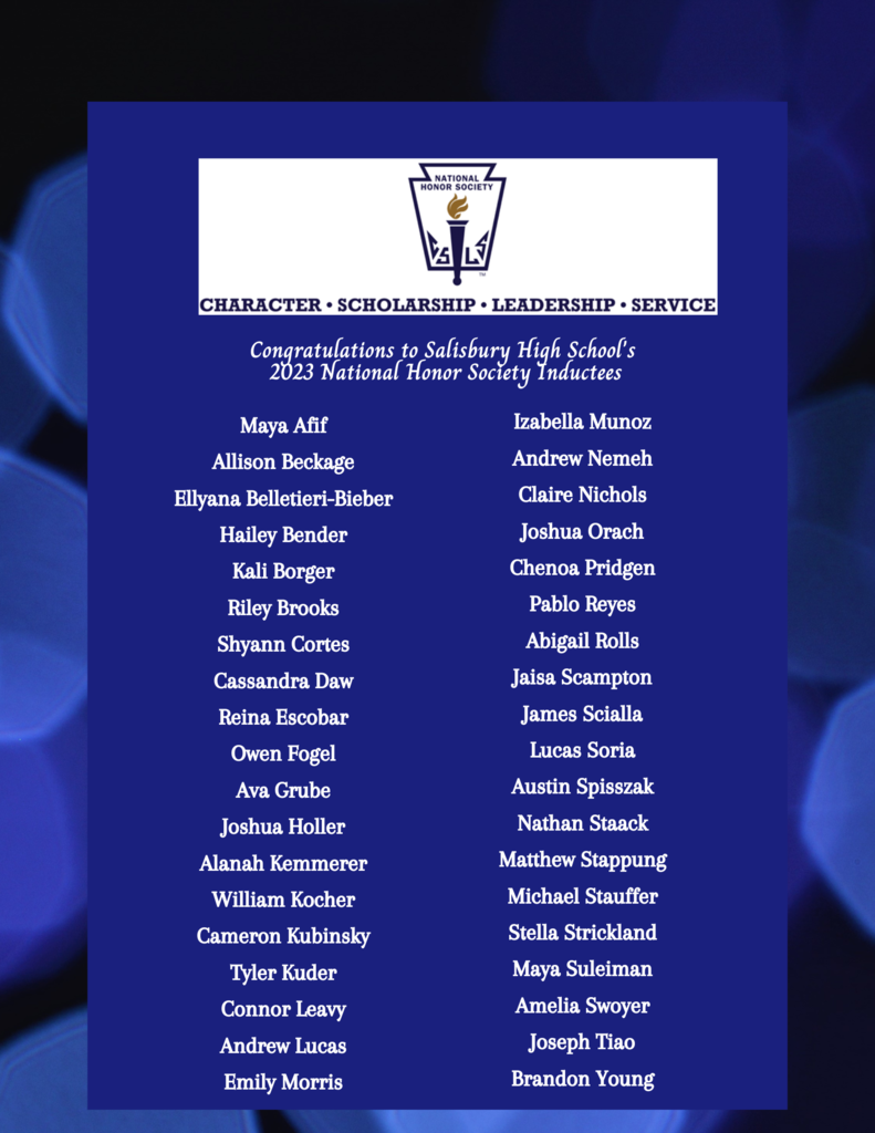 NHS Inductee Names