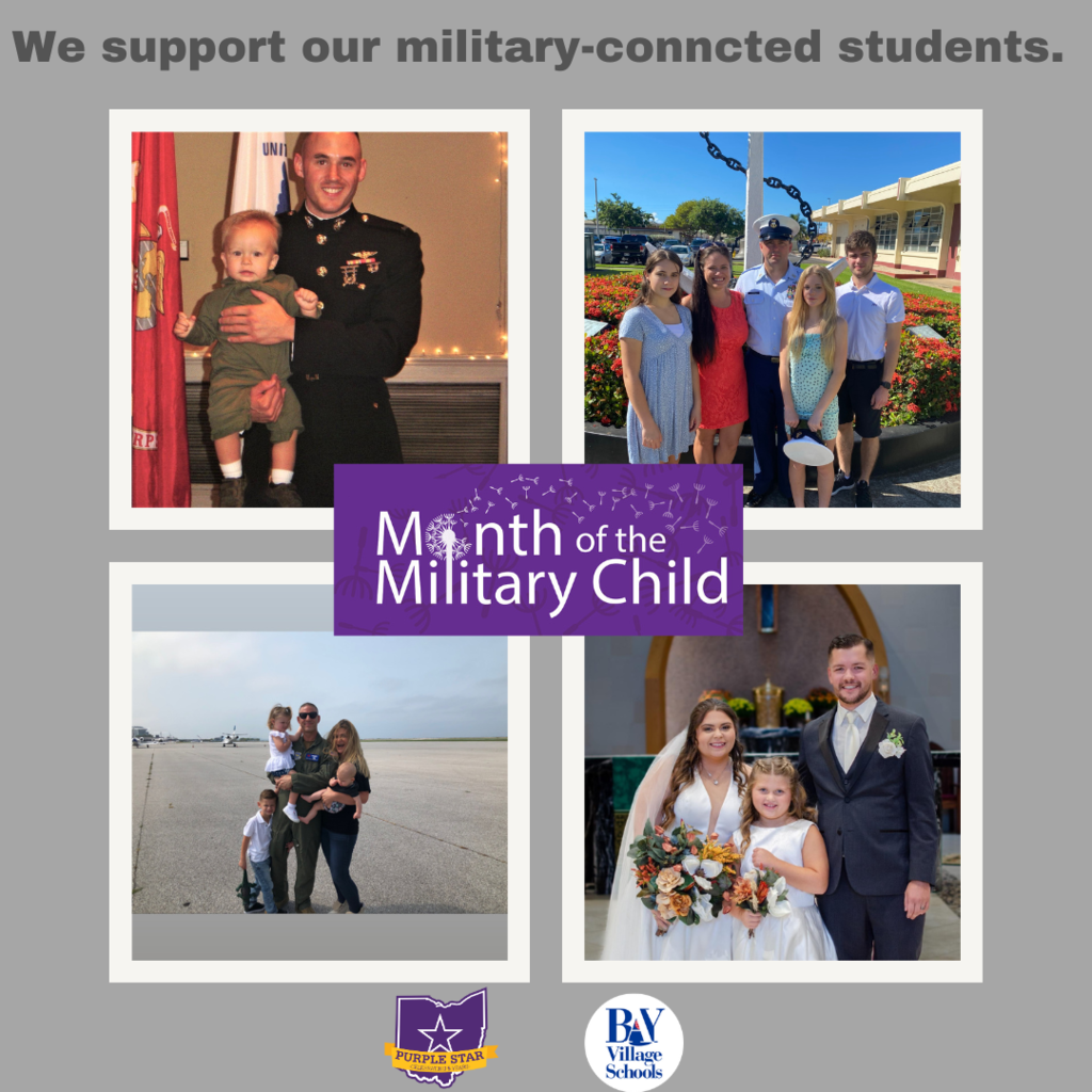 Month of the Military Child Collage of Photos