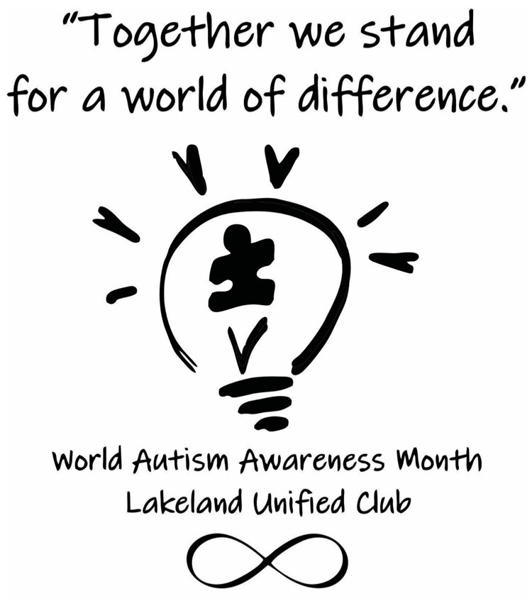 Wear BLUE on Monday, April 3 to show your support for Autism Awareness!!