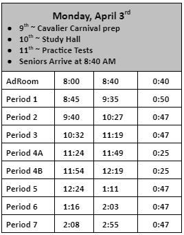 Schedule