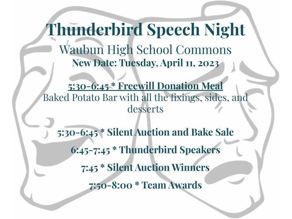 Speech Night Flyer