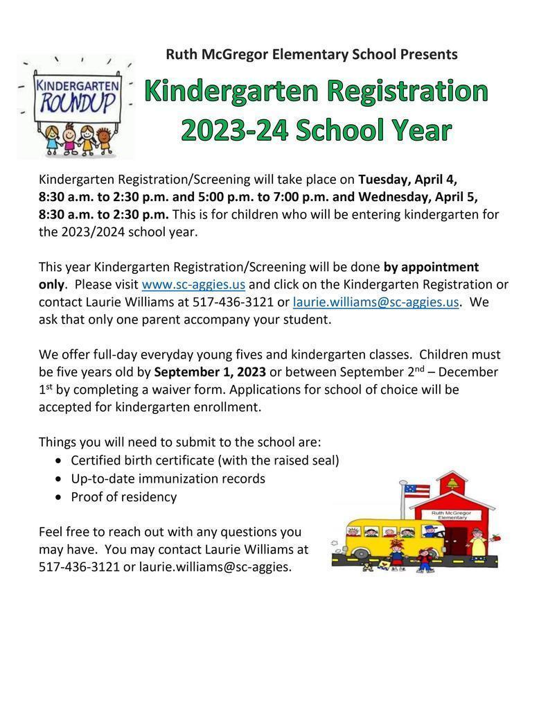 Kindergarten Roundup