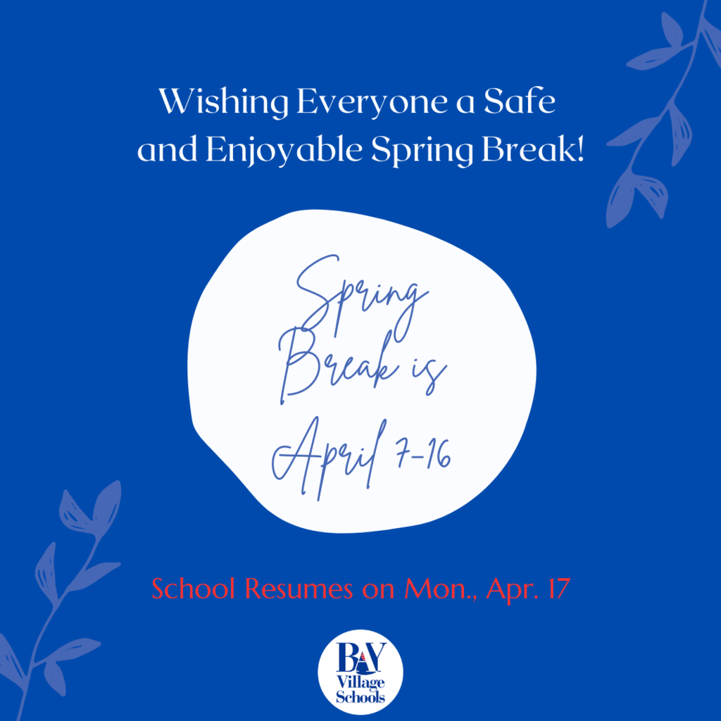 Spring Break Dates Flyer