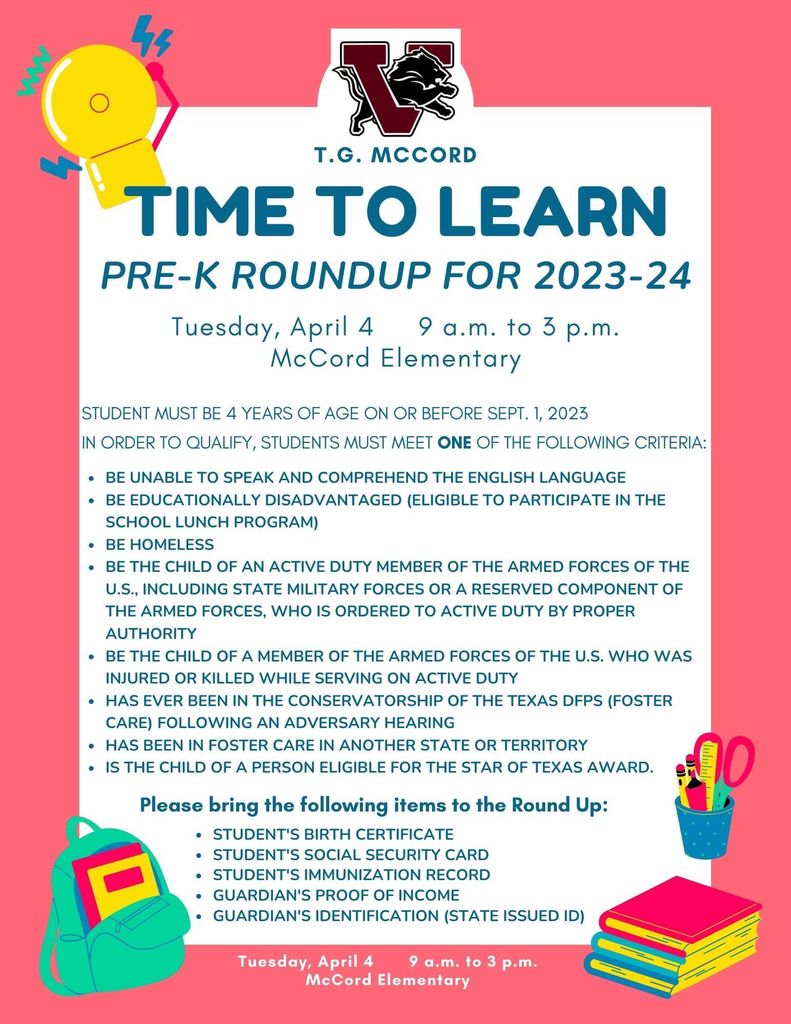 pre k roundup