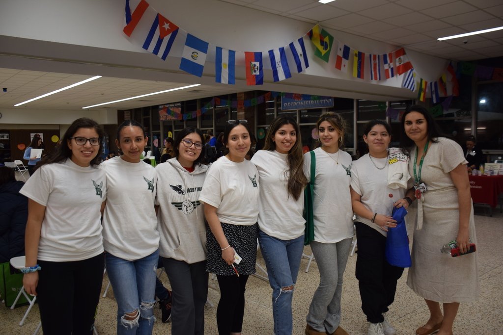 Residents celebrate Bilingual Night on March 28.