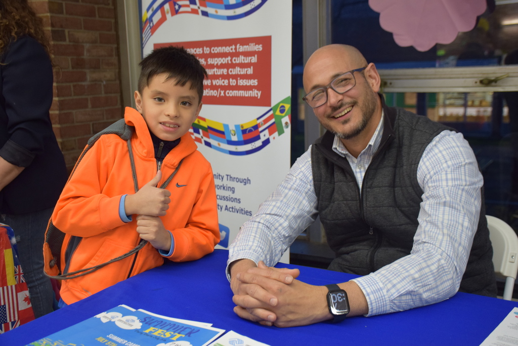 Residents celebrate Bilingual Night on March 28.
