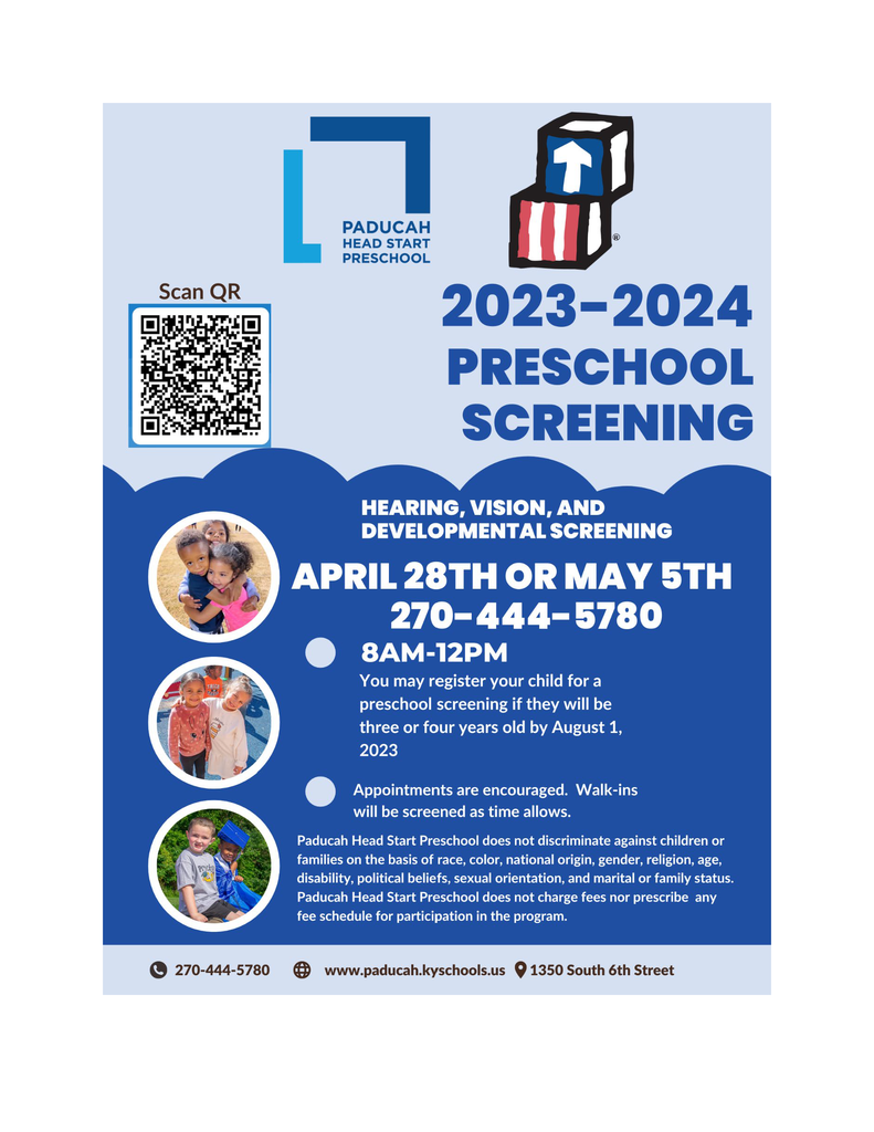 Preschool Screening Flyer