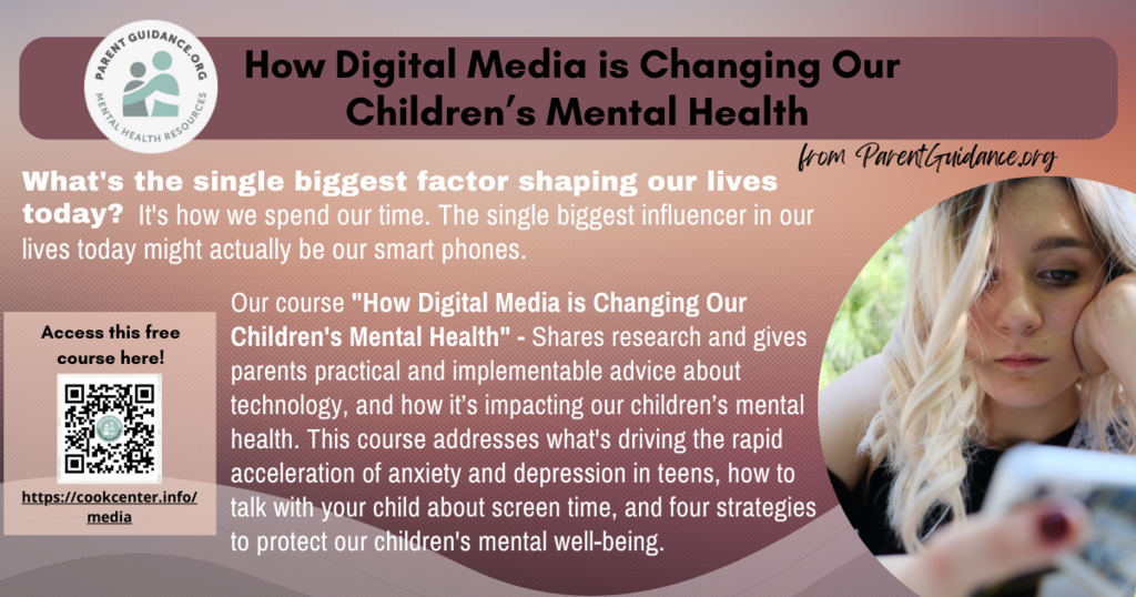 How Digital Media is Changing Our Children's Mental Health