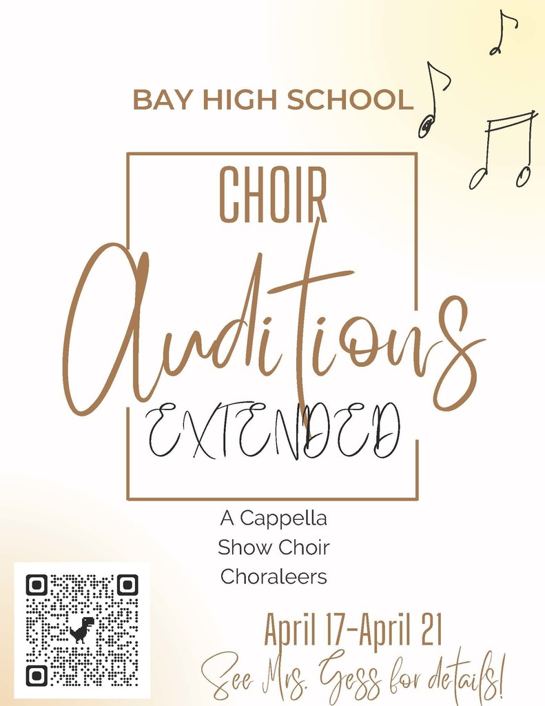 Choir Auditions Extended