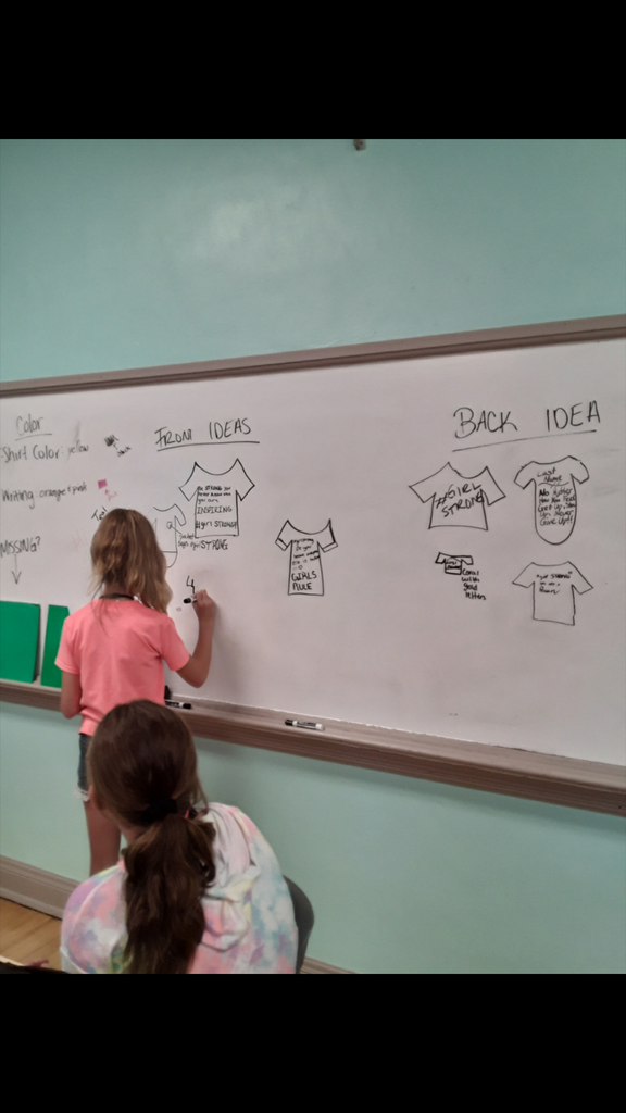 #Girlstrong making plans