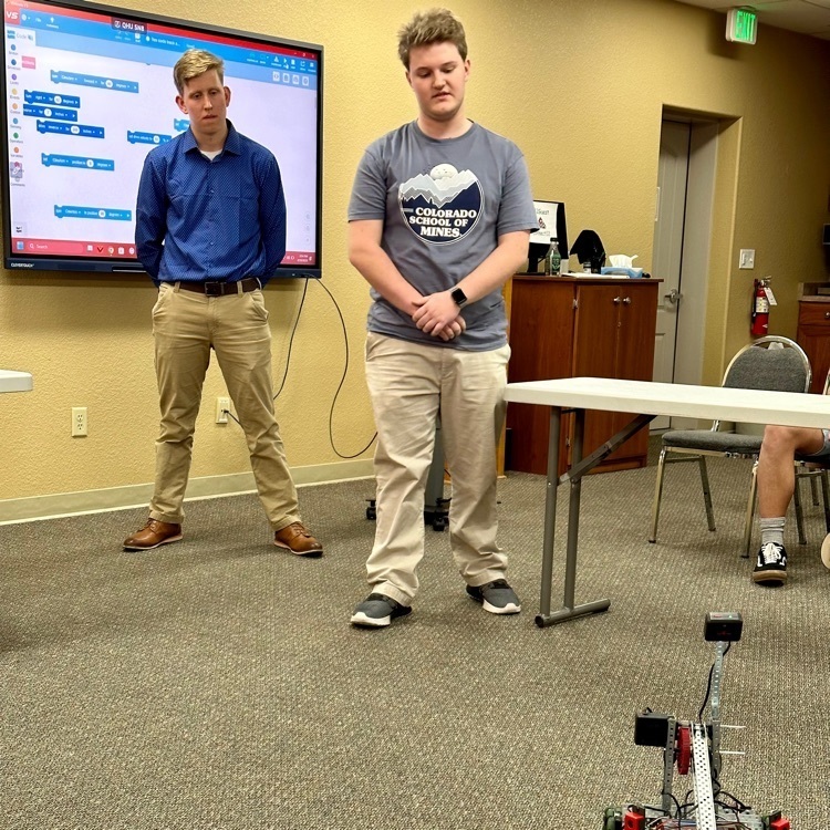 Tonight's BOE work session featured a student spotlight of CMHS engineering seniors, Isaac Eilmes and Nathan Litcap and freshman, Paxton Jones and Cole Caton, from Mr. Scott's class.