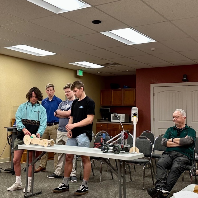 Tonight's BOE work session featured a student spotlight of CMHS engineering seniors, Isaac Eilmes and Nathan Litcap and freshman, Paxton Jones and Cole Caton, from Mr. Scott's class.