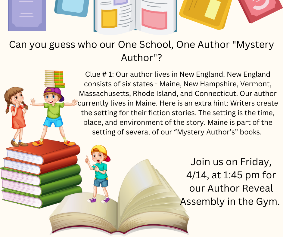 Mystery Author Clue #1