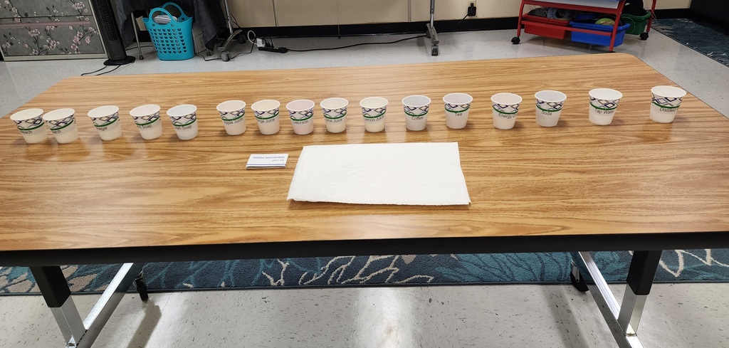 Setting up for the lab.