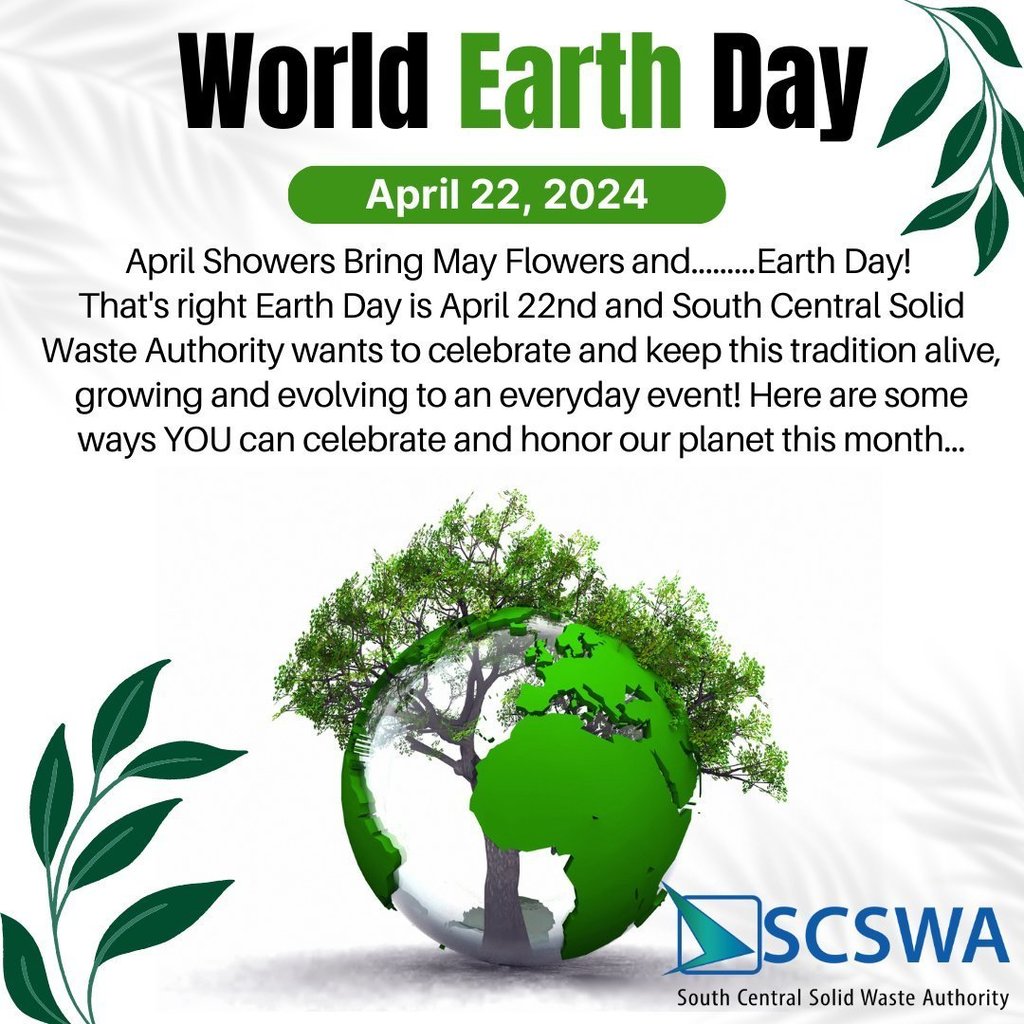 April is Recycle Month AND April 22nd is Earth Day. Less than 14% of the 86 million tons of plastics produced annually are actually recycled. Therefore, we are leaving 73.97 million tons of plastic to pollute our environment and overflow our landfills each year. We Can Do Better! ~Avoid single-use plastic items and utilize glass or paper instead. Glass products are easily reused, and paper is a much friendlier product to the environment. City Of Las Cruces Utility Services Las Cruces Green Chamber of Commerce Las Cruces Public Schools Illegal Dumping Partnership Doña Ana County Government Center