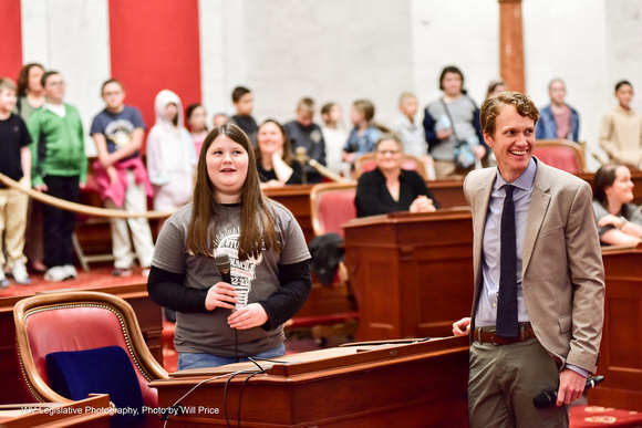 Student debating