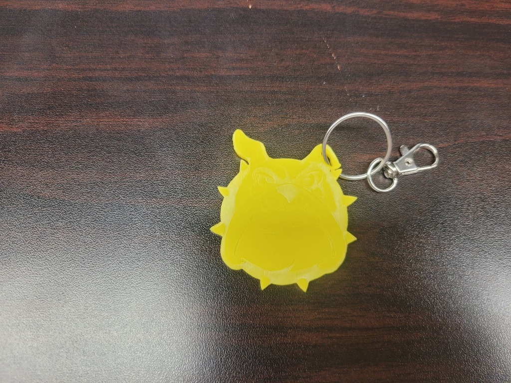 Bulldog Keychain