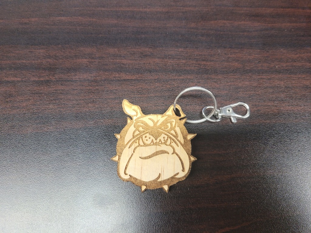 Bulldog Keychain