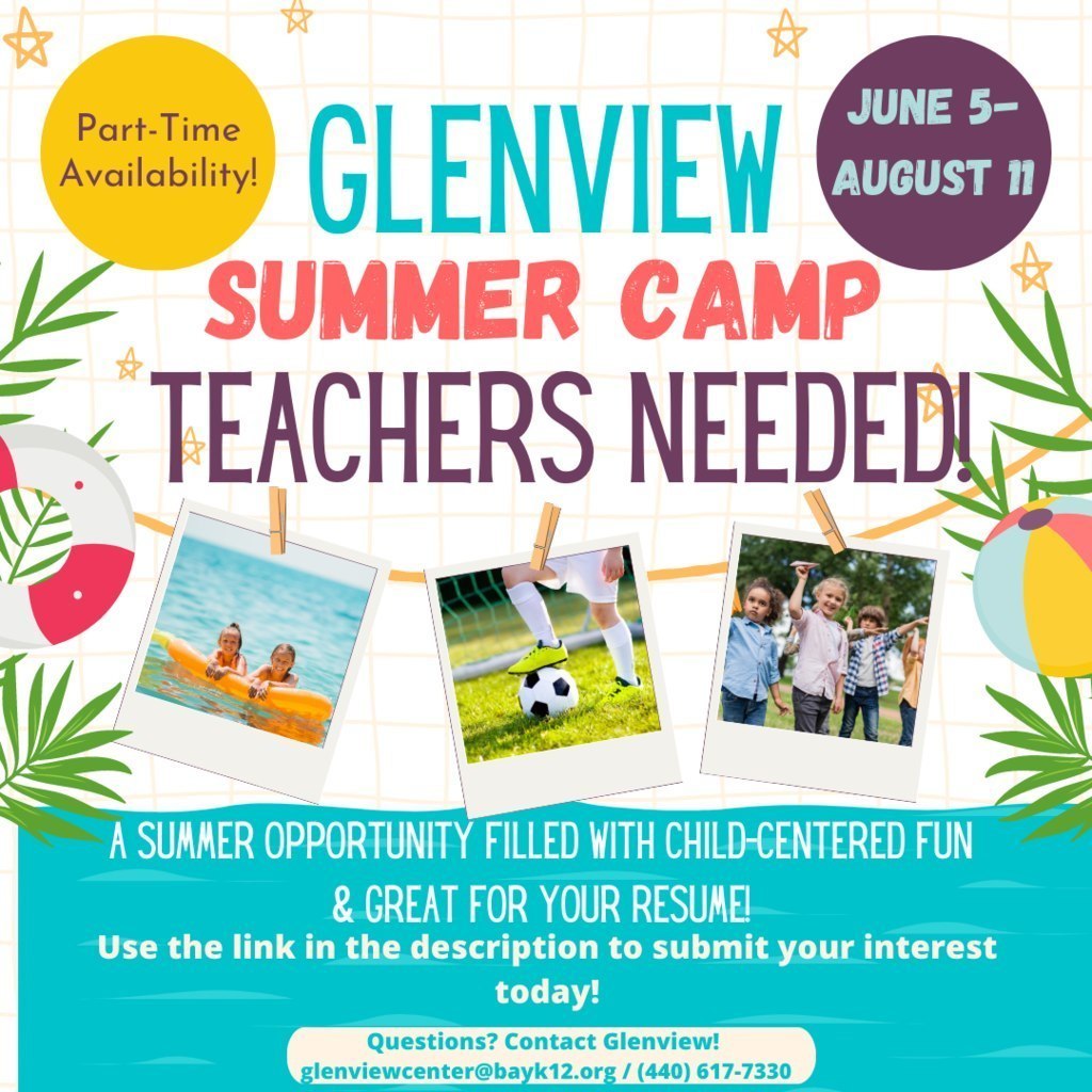 Glenview Summer Camp Flyer