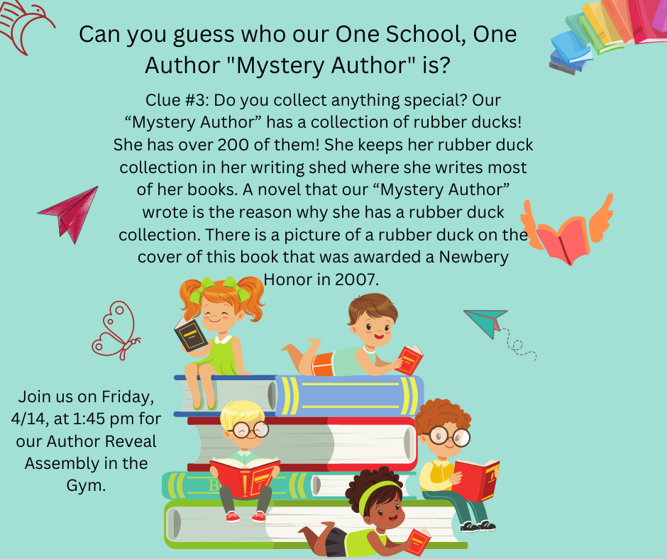 Mystery Author Clue #3