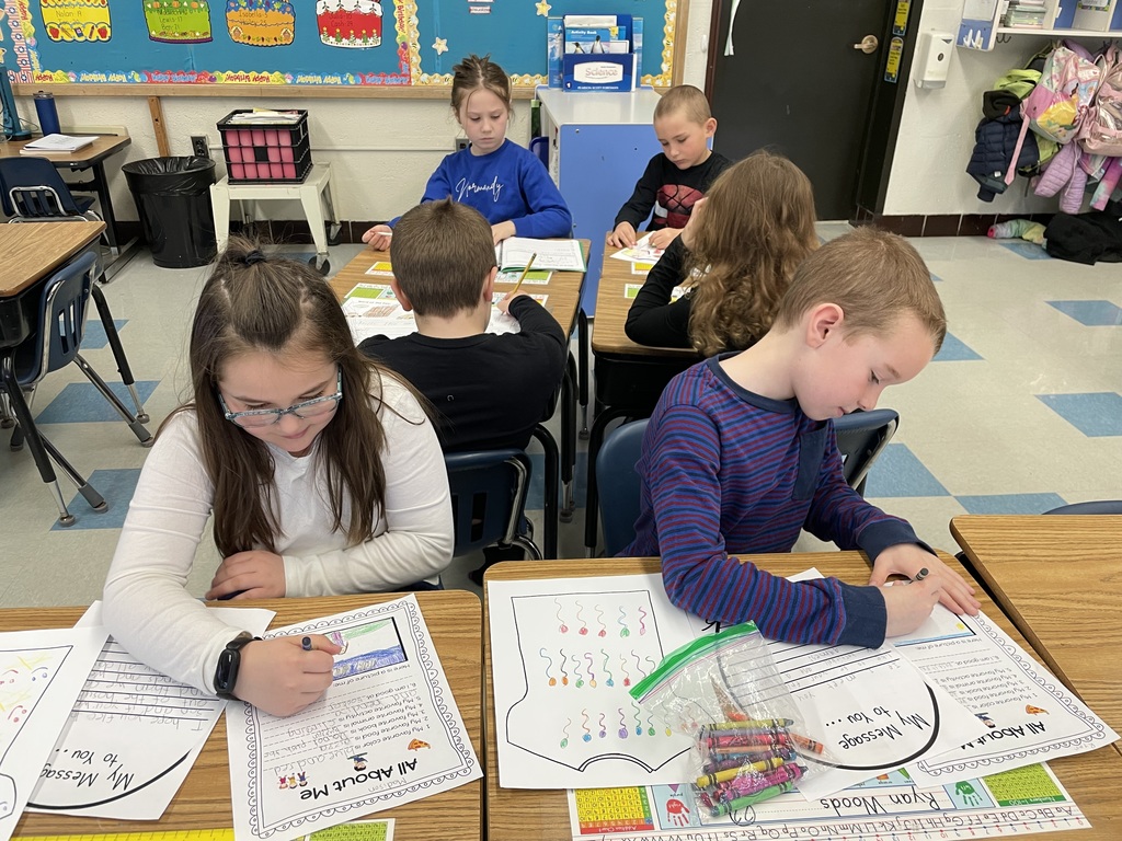 Mrs. Poretsky's class service project photo