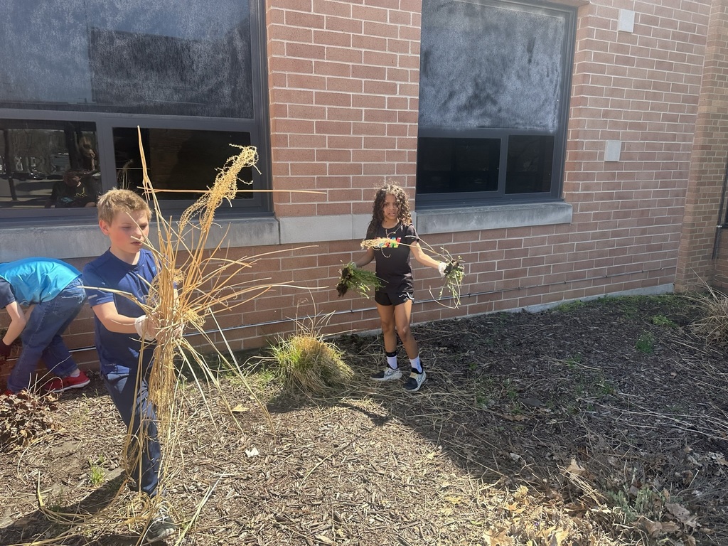 gardening 2nd graders