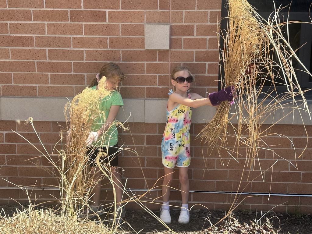 gardening 2nd graders