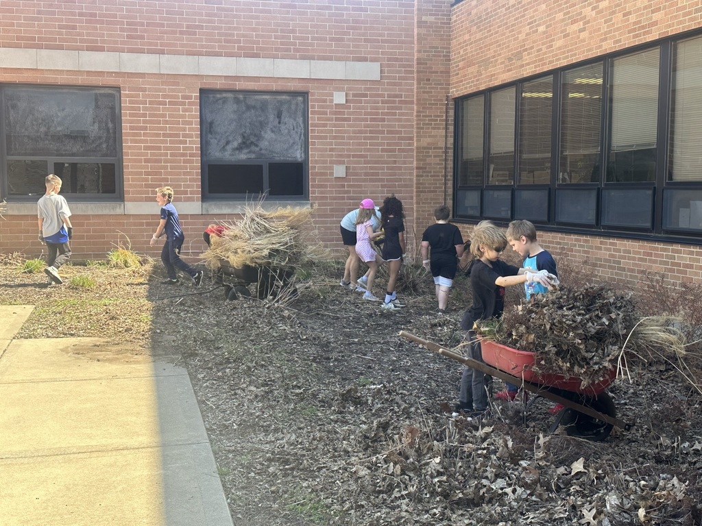 gardening 2nd graders