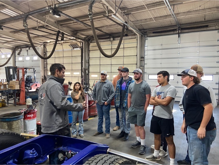 Former LHS graduate Sonnie Altman explaining how he toured with our school, then was hired for summer help before going to school sponsored by Peterbilt.