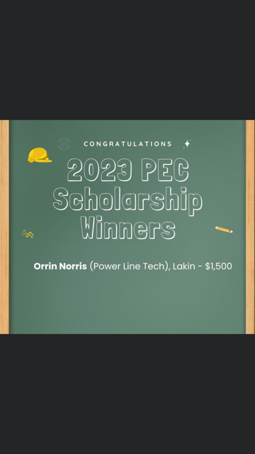 PEC Scholarship Winners