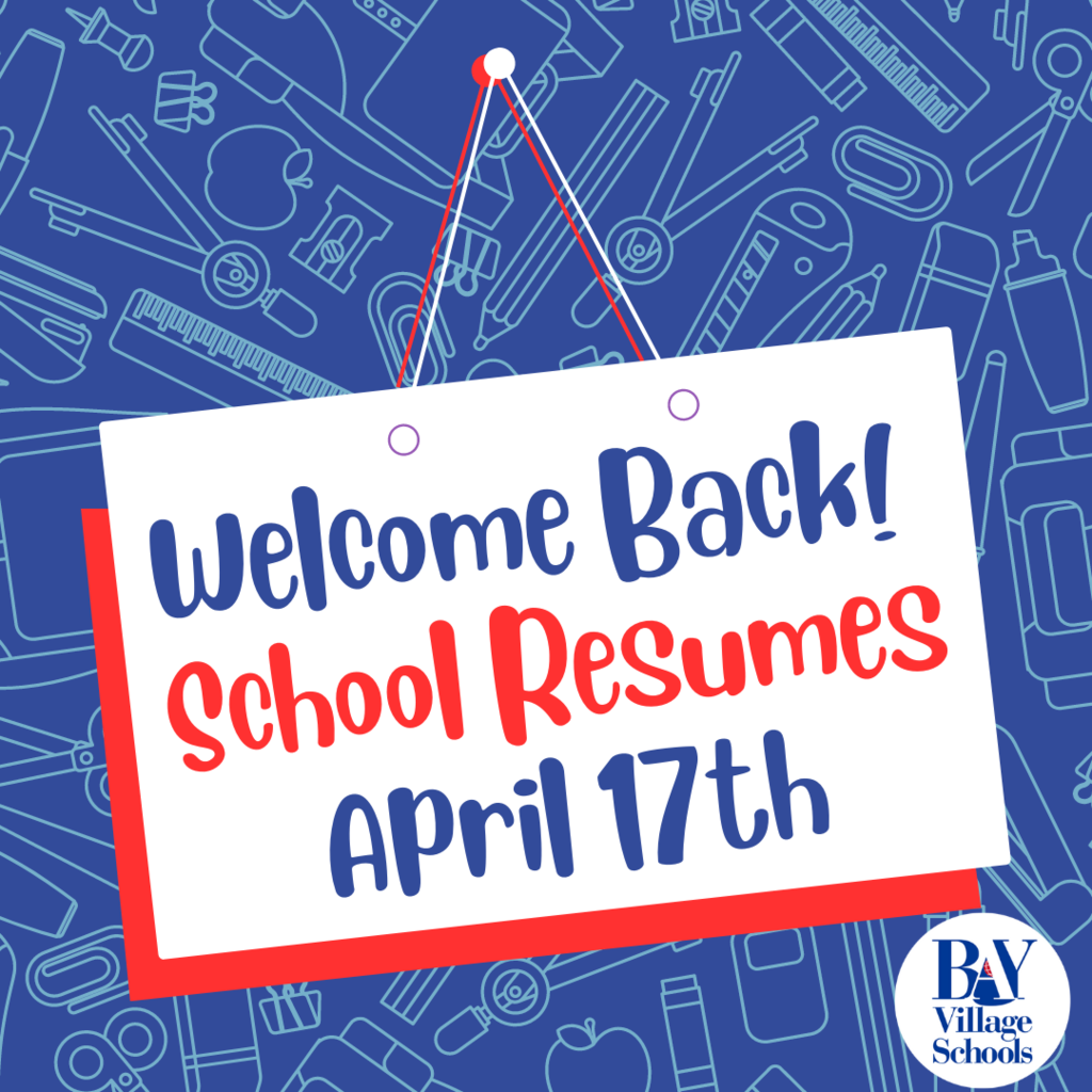 School resumes April 17th sign