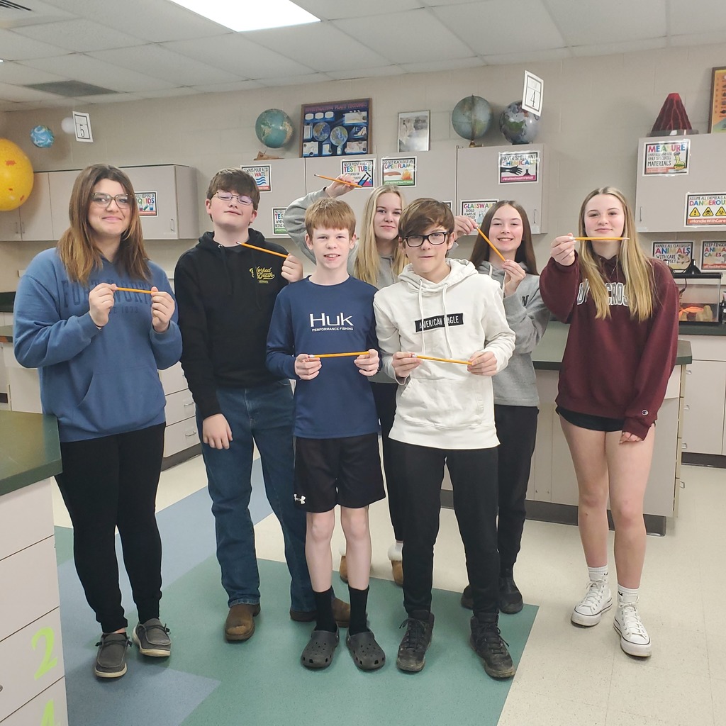 Mrs. Helgeson's class comes to visit the fab lab and uses the laser engraver to engrave their name on a pencil.