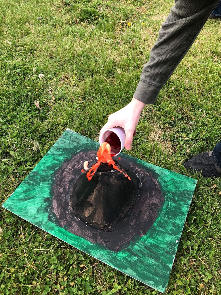 Mrs. Price's classes at OCHS explorin the composition and explosion methods of the three most common voolcano types: Composite, Cinder Cones, and Shield Volcanoes.