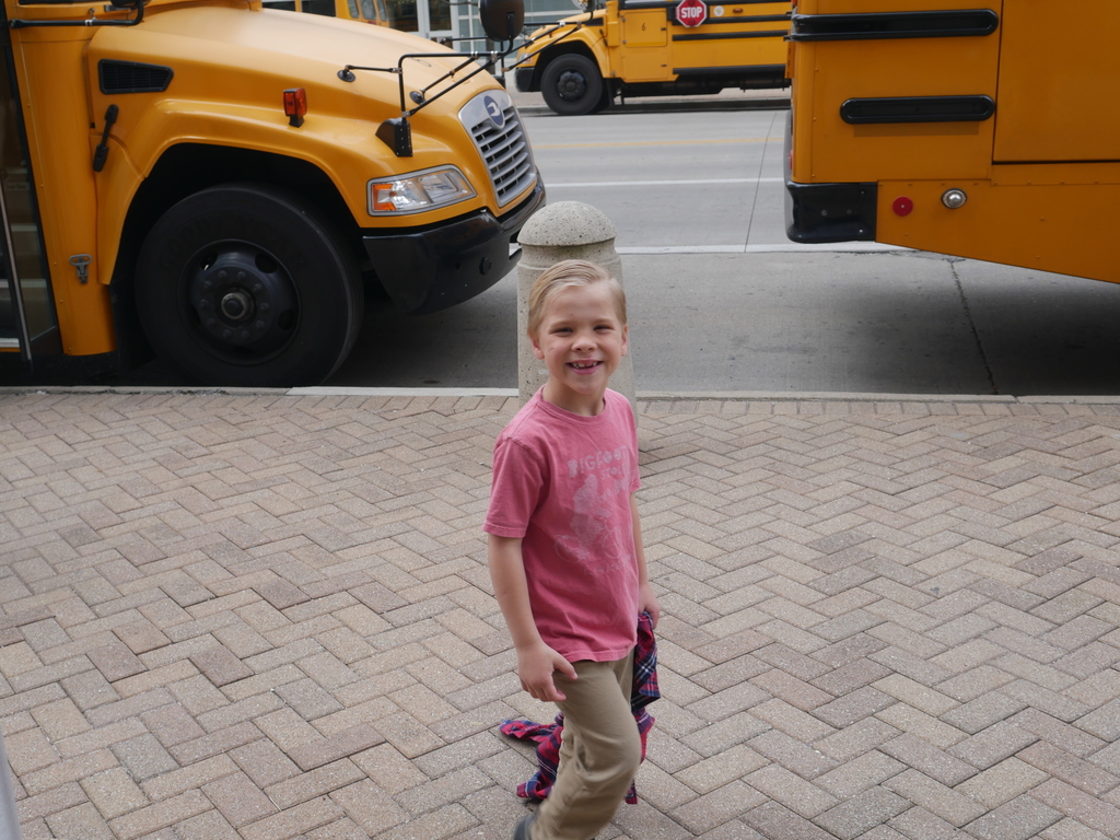 A nevin Coppock student smiles for the camera.