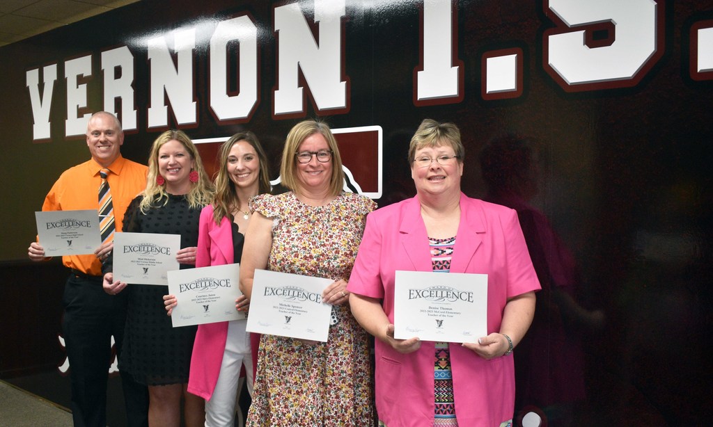 VISD teachers of year