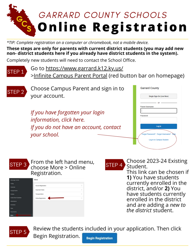 Online Registration