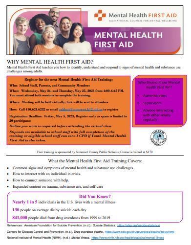 Youth Mental Health Flyer